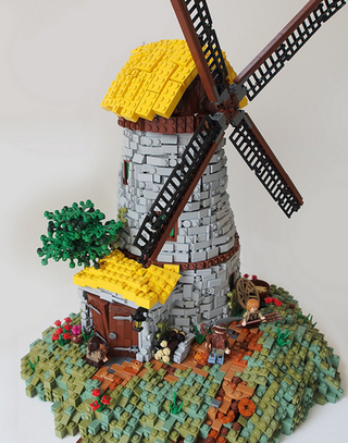 Illustration for article titled Medieval LEGO, Taken To Another Level